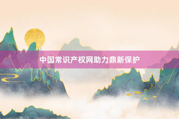 中国常识产权网助力鼎新保护